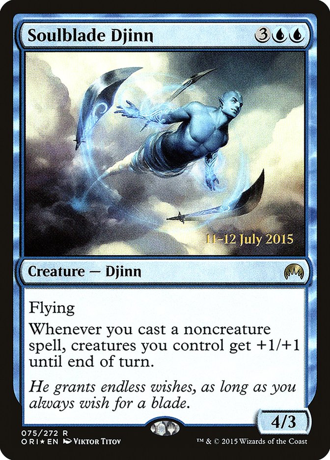 Soulblade Djinn [Magic Origins Prerelease Promos] | Devastation Store