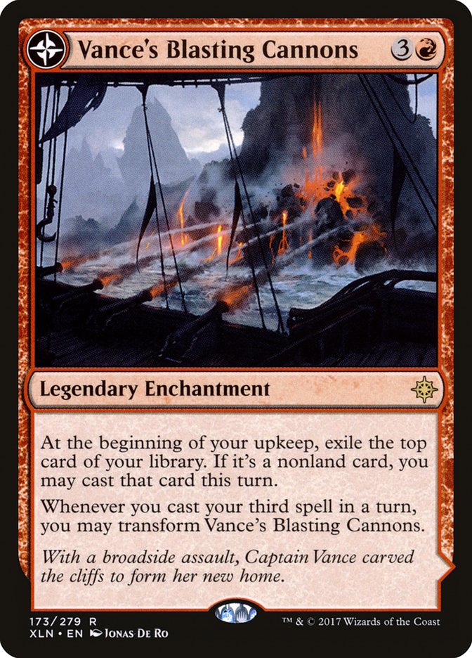 Vance's Blasting Cannons // Spitfire Bastion [Ixalan] | Devastation Store