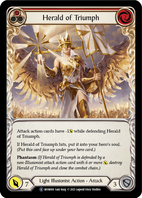 Herald of Triumph (Red) [U-MON008] Unlimited Edition Normal | Devastation Store