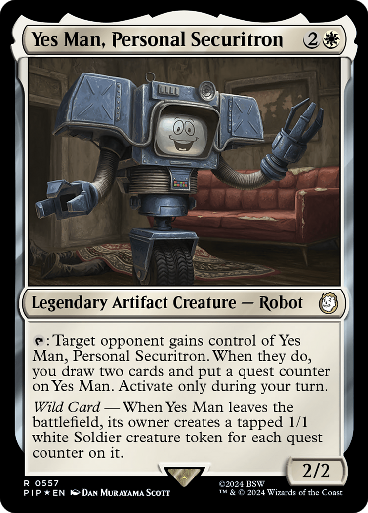 Yes Man, Personal Securitron (Surge Foil) [Fallout] | Devastation Store