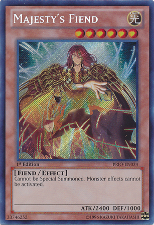 Majesty's Fiend [PRIO-EN034] Secret Rare | Devastation Store