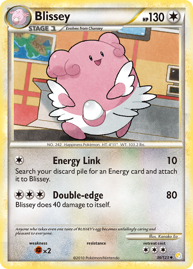 Blissey (36/123) [HeartGold & SoulSilver: Base Set] | Devastation Store