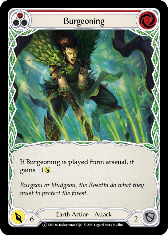 Burgeoning (Red) [U-ELE134] Unlimited Normal | Devastation Store