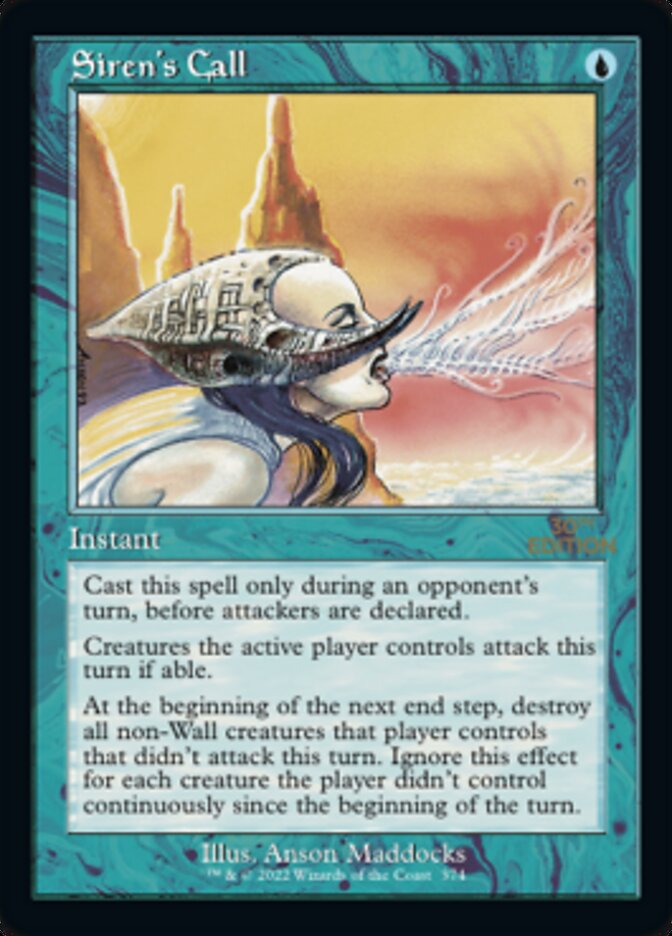 Siren's Call (Retro) [30th Anniversary Edition] | Devastation Store