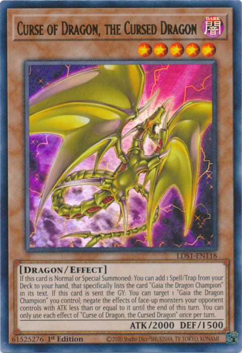 Curse of Dragon, the Cursed Dragon [LDS1-EN118] Ultra Rare | Devastation Store