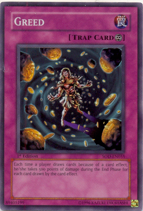 Greed [SOD-EN055] Super Rare | Devastation Store