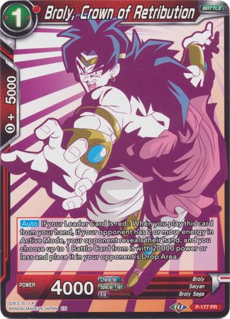 Broly, Crown of Retribution (Alternate Art) [P-177] | Devastation Store