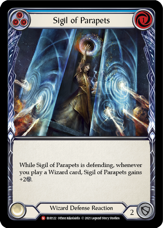 Sigil of Parapets [EVR122] (Everfest)  1st Edition Rainbow Foil | Devastation Store