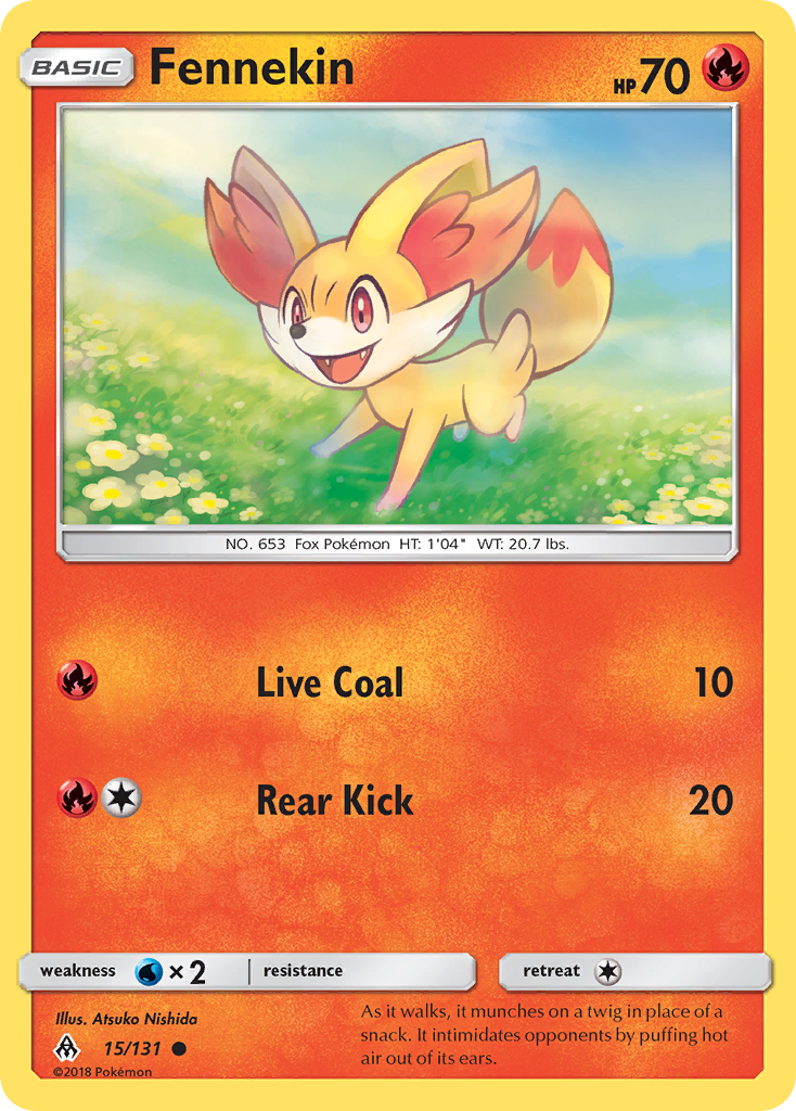 Fennekin (15/131) [Sun & Moon: Forbidden Light] | Devastation Store