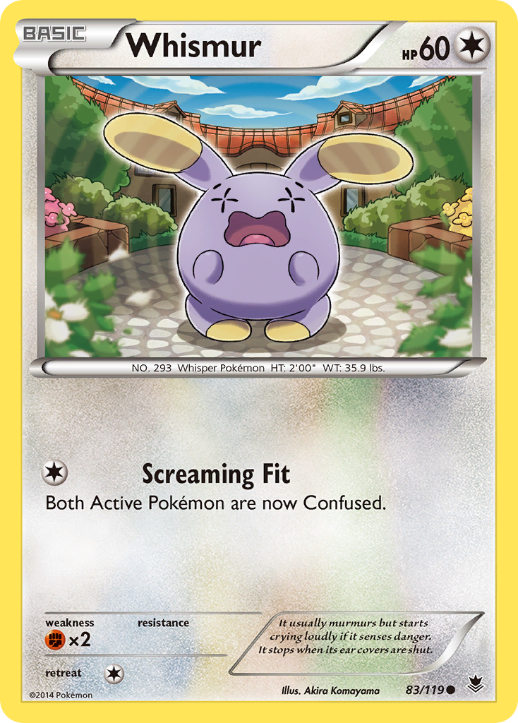 Whismur (83/119) [XY: Phantom Forces] | Devastation Store