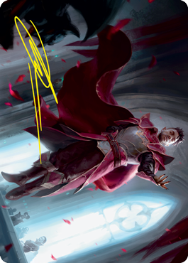 Markov Waltzer Art Card (Gold-Stamped Signature) [Innistrad: Crimson Vow Art Series] | Devastation Store
