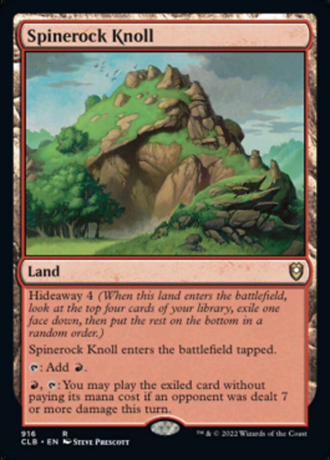 Spinerock Knoll [Commander Legends: Battle for Baldur's Gate] | Devastation Store