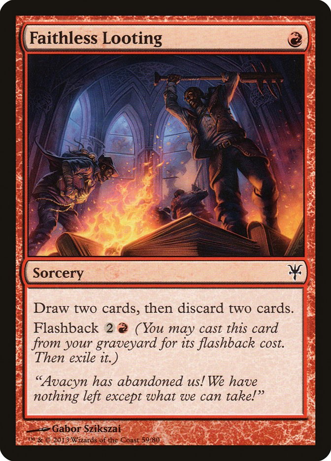Faithless Looting [Duel Decks: Sorin vs. Tibalt] - Devastation Store | Devastation Store