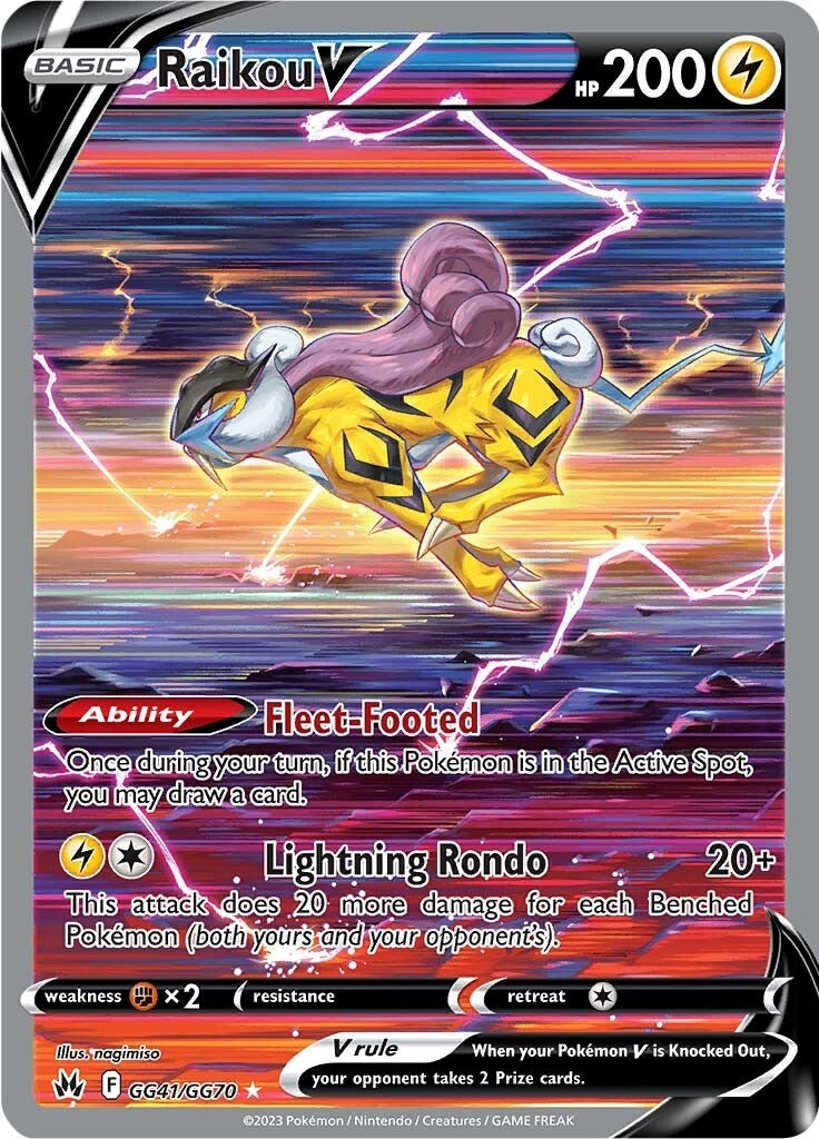 Raikou V (GG41/GG70) [Sword & Shield: Crown Zenith] | Devastation Store