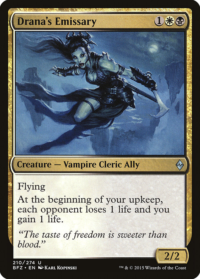 Drana's Emissary [Battle for Zendikar] | Devastation Store
