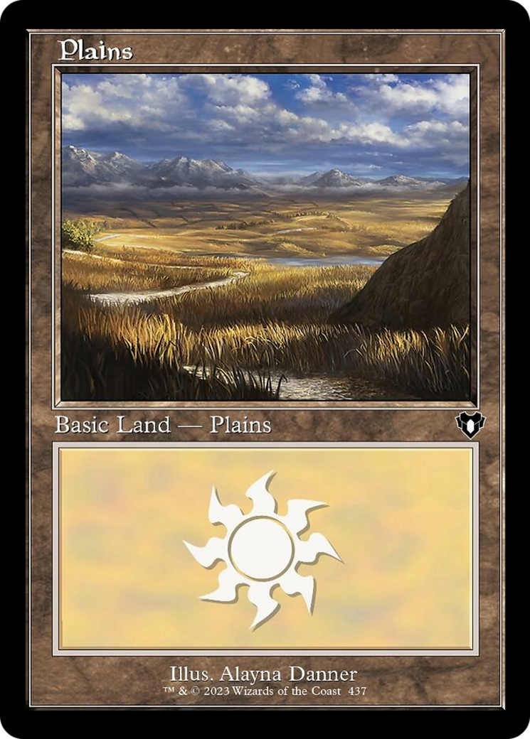 Plains (437) (Retro) [Commander Masters] | Devastation Store