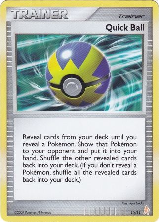 Quick Ball (10/11) [Diamond & Pearl: Trainer Kit - Lucario] | Devastation Store