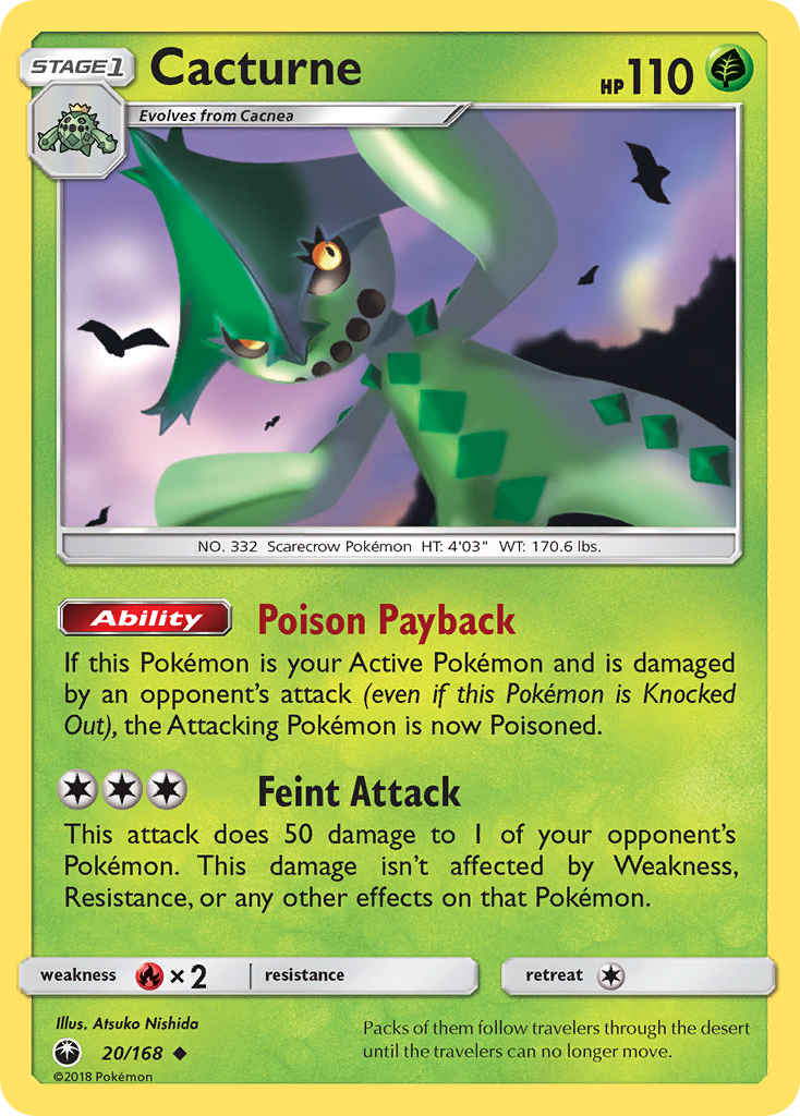 Cacturne (20/168) [Sun & Moon: Celestial Storm] | Devastation Store