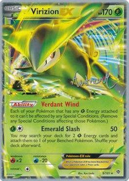 Virizion EX (9/101) (Emerald King - Andrew Estrada) [World Championships 2014] | Devastation Store