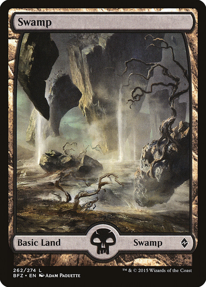 Swamp (262) [Battle for Zendikar] - Devastation Store | Devastation Store