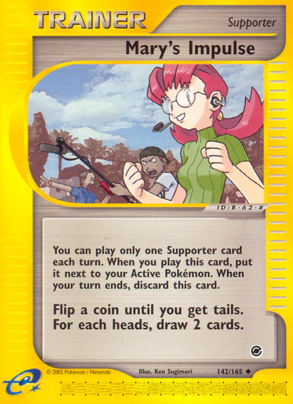 Mary's Impulse (142/165) [Expedition: Base Set] | Devastation Store