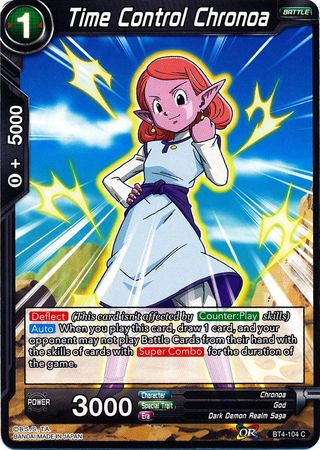 Time Control Chronoa [BT4-104] | Devastation Store