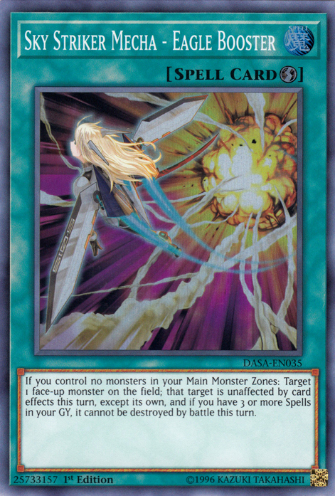 Sky Striker Mecha - Eagle Booster [DASA-EN035] Super Rare | Devastation Store