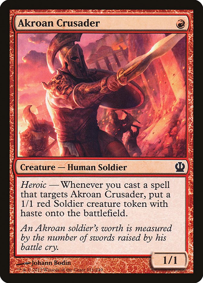 Akroan Crusader [Theros] | Devastation Store
