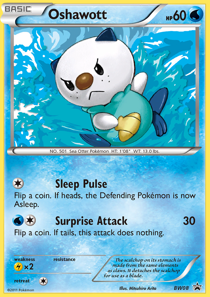 Oshawott (BW08) [Black & White: Black Star Promos] | Devastation Store