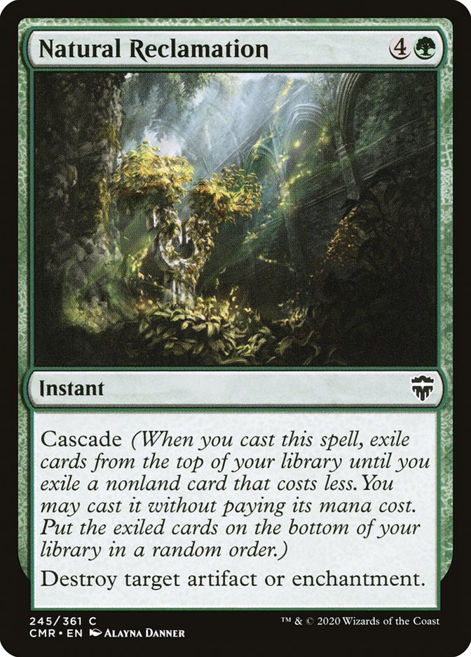 Natural Reclamation [Commander Legends] | Devastation Store