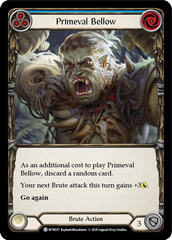 Primeval Bellow (Blue) [WTR037] Unlimited Edition Rainbow Foil - Devastation Store | Devastation Store