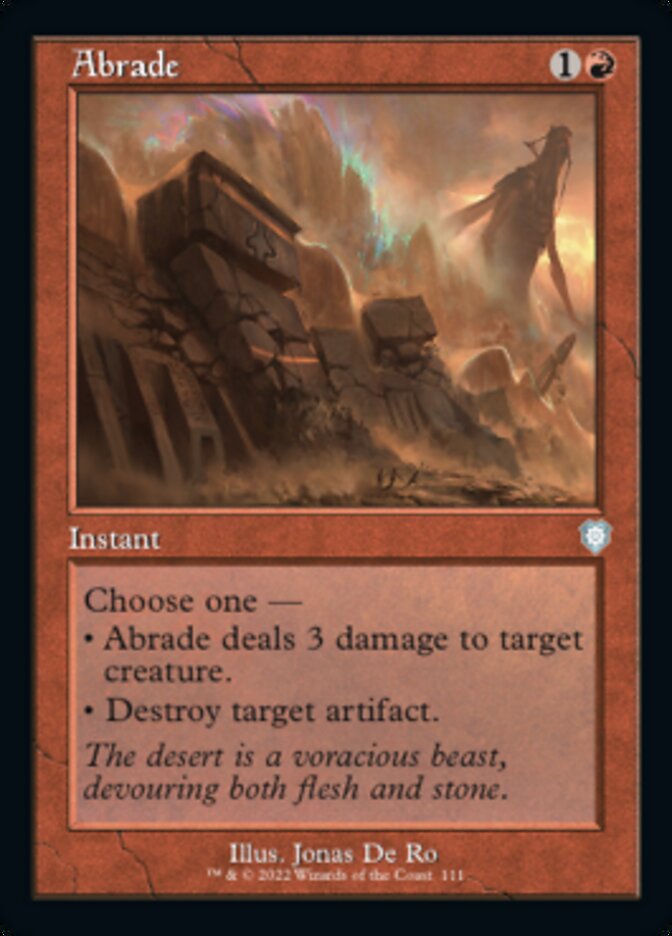 Abrade (Retro) [The Brothers' War Commander] | Devastation Store