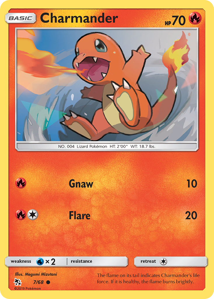 Charmander (7/68) [Sun & Moon: Hidden Fates] | Devastation Store