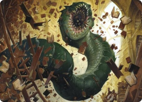 Bookwurm Art Card [Strixhaven: School of Mages Art Series] | Devastation Store