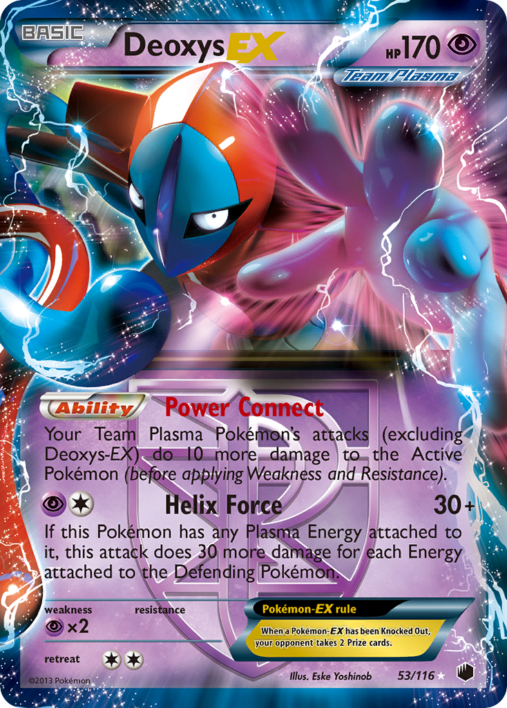 Deoxys EX (53/116) [Black & White: Plasma Freeze] | Devastation Store