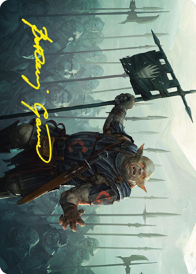 Ugluk of the White Hand Art Card (Gold-Stamped Signature) [The Lord of the Rings: Tales of Middle-earth Art Series] | Devastation Store