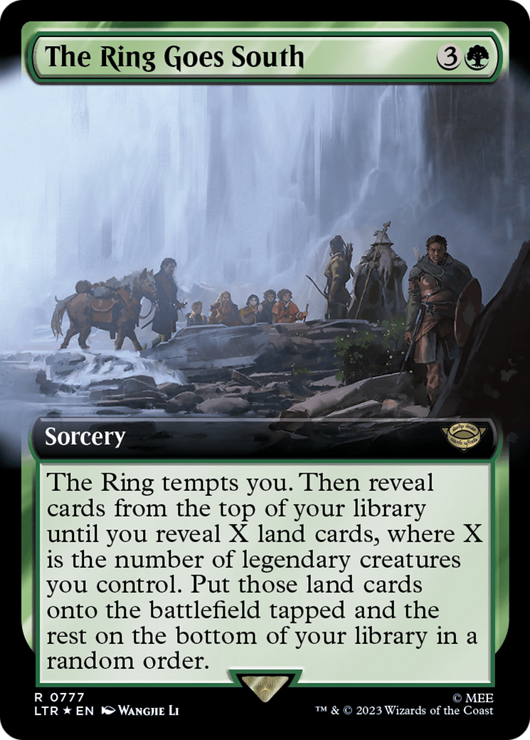 The Ring Goes South (Extended Art) (Surge Foil) [The Lord of the Rings: Tales of Middle-Earth] | Devastation Store