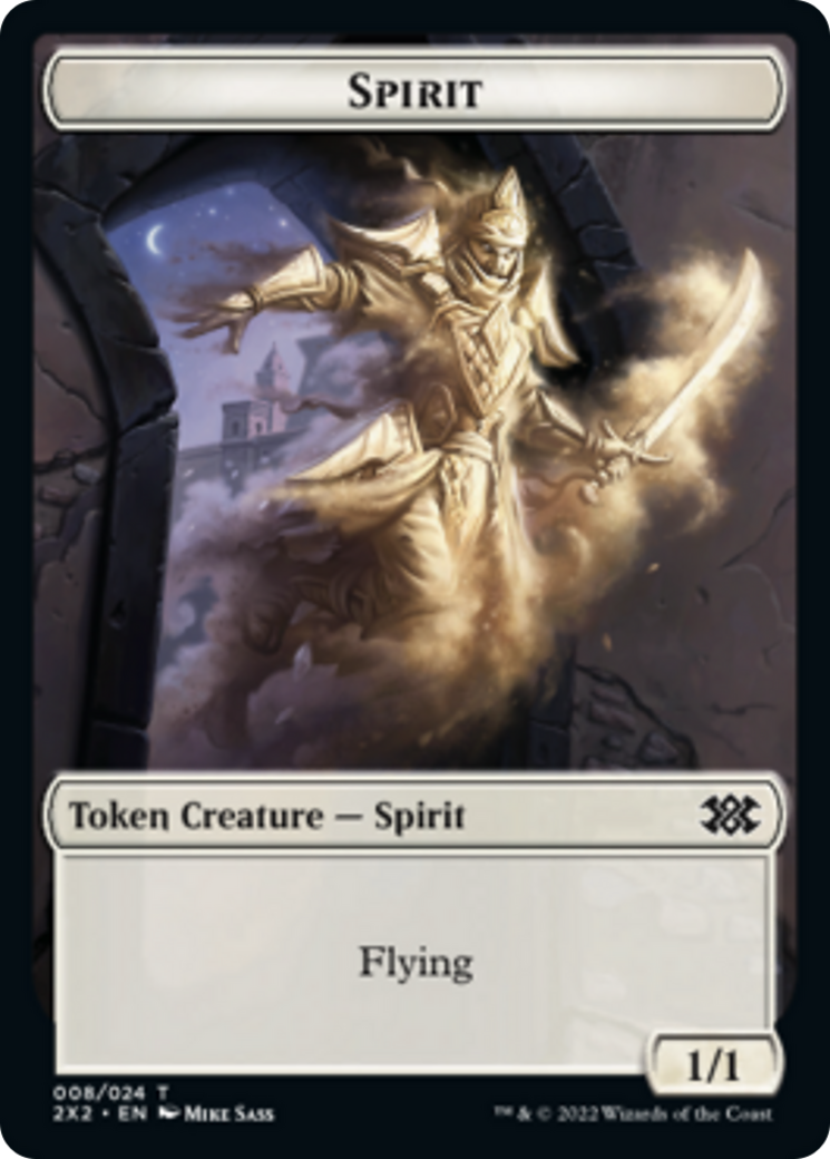 Boar // Spirit Double-sided Token [Double Masters 2022 Tokens] | Devastation Store