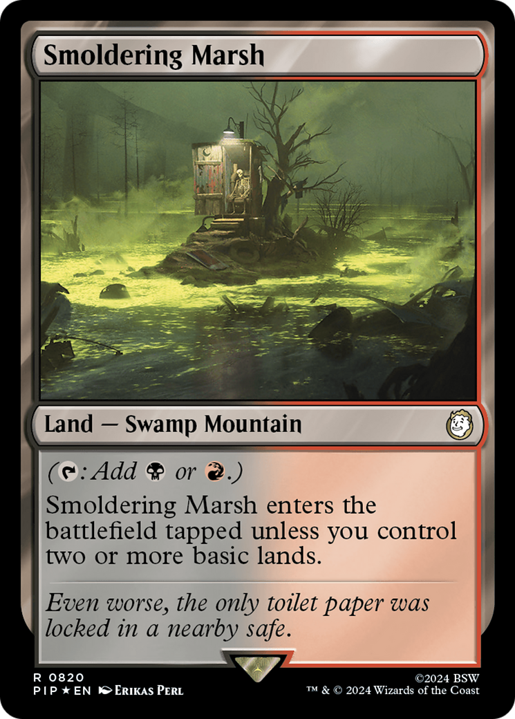 Smoldering Marsh (Surge Foil) [Fallout] | Devastation Store