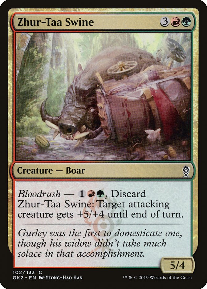 Zhur-Taa Swine [Ravnica Allegiance Guild Kit] | Devastation Store