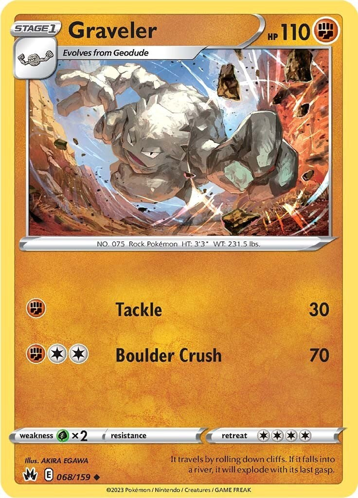 Graveler (068/159) [Sword & Shield: Crown Zenith] | Devastation Store