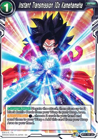 Instant Transmission 10x Kamehameha [BT11-151] | Devastation Store