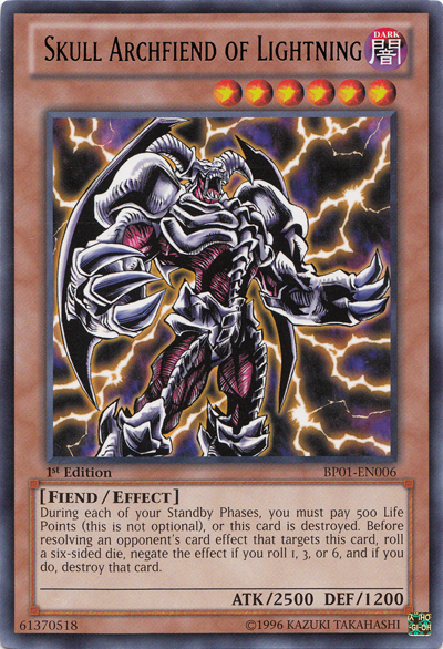 Skull Archfiend of Lightning [BP01-EN006] Rare | Devastation Store