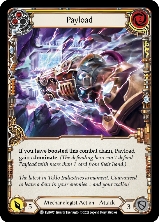 Payload (Yellow) [EVR077] (Everfest)  1st Edition Rainbow Foil | Devastation Store