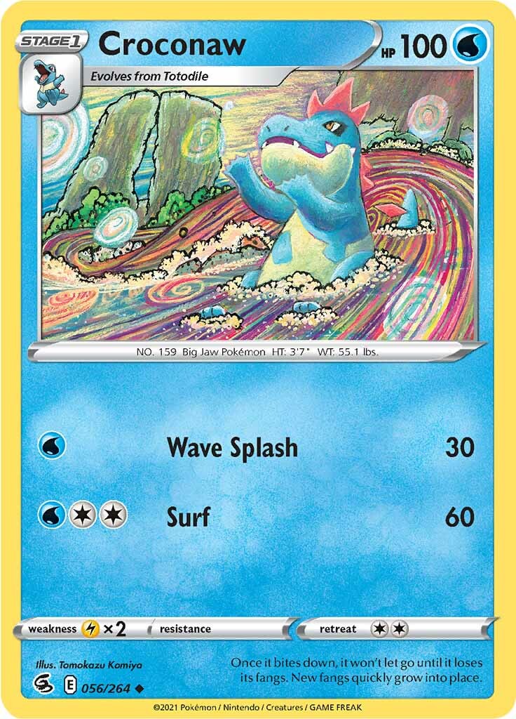 Croconaw (056/264) [Sword & Shield: Fusion Strike] | Devastation Store