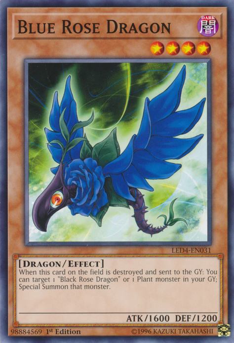 Blue Rose Dragon [LED4-EN031] Common | Devastation Store