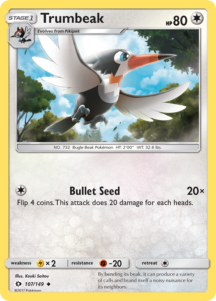 Trumbeak (107/149) [Sun & Moon: Base Set] | Devastation Store