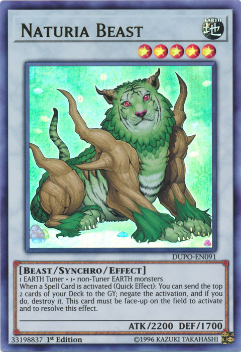 Naturia Beast [DUPO-EN091] Ultra Rare | Devastation Store