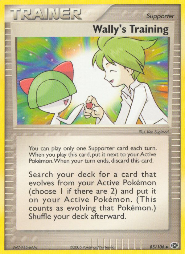 Wally's Training (85/106) [EX: Emerald] | Devastation Store