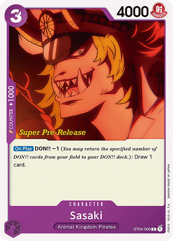 Sasaki [Super Pre-Release Starter Deck: Animal Kingdom Pirates] | Devastation Store